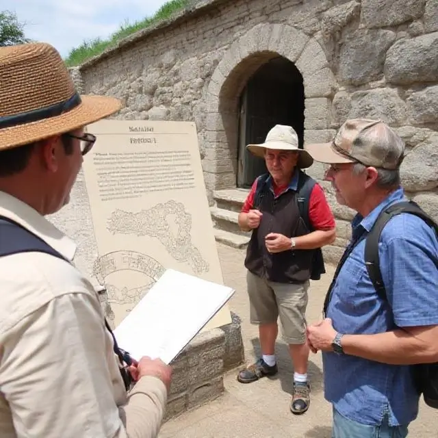 Local guide explaining history